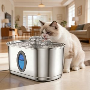 Stainless Steel Pet Water Fountain