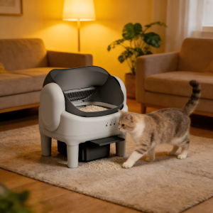 Open-Top Automatic Litter Box New